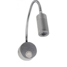 Подсветка для картин и зеркал HOROZ TURNA 3W 4200K серебро цилиндр 040-007-0003-010