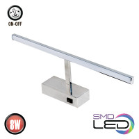 Подсветка для картин и зеркал HOROZ KANARYA-8 8W 4200K хром 040-012-0008-010