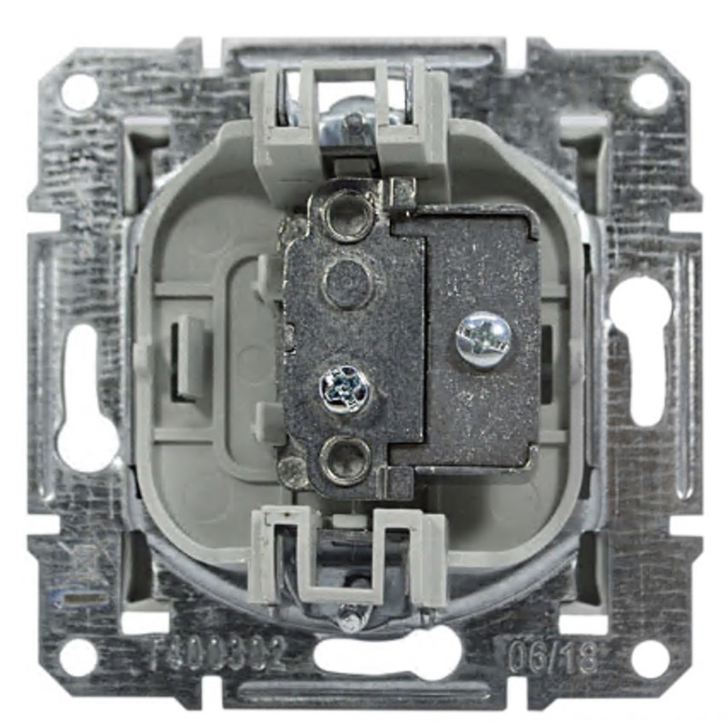 Розетка концевая телевизионная SCHNEIDER Asfora алюминий EPH3200161