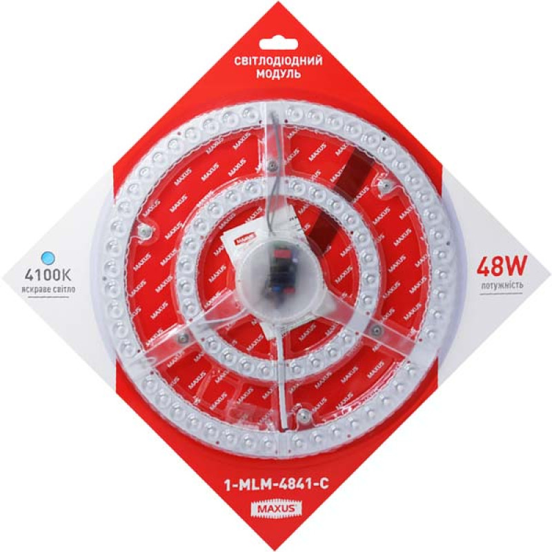 Светодиодный модуль 1-MLM-4841-C MAXUS Led Module 48W 4100K Circle