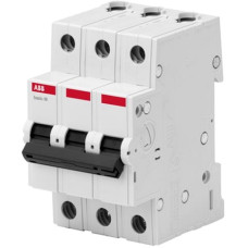 Автоматический выключатель ABB BMS413-C10 3p 10A тип C серия Basic 2CDS643041R0104