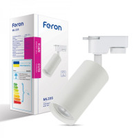 Трековый светодиодный светильник FERON ML335 MR16 GU10 белый 40227