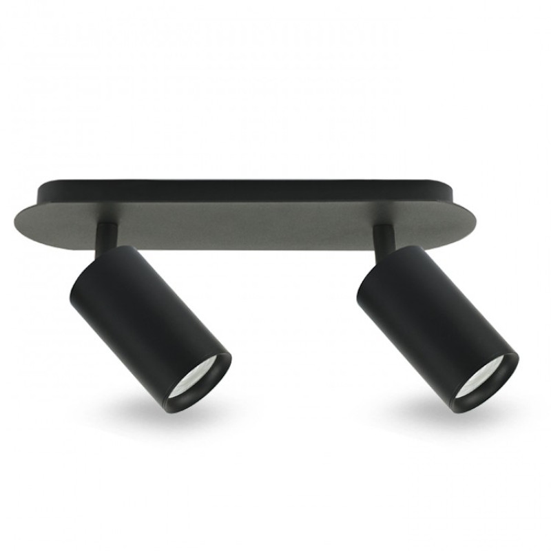 Накладной поворотный светильник FERON ML311-2 черный 40104