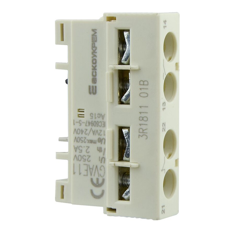 Допольнительный контакт GV-AE11 к автоматам BA-2005 АСКО-УКРЕМ A0010050011