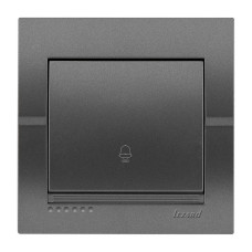 Кнопка звонка LEZARD Deriy графит 702-2929-103