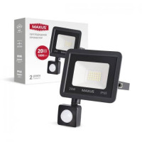 Прожектор Maxus FL-04 20W 5000K sensor 1-MFL-04-2050s