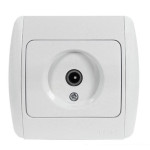 Розетка телевизионная EL-BI Zirve белая (501-000201-273)