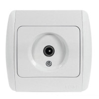 Розетка телевизионная EL-BI Zirve белая (501-000201-273)