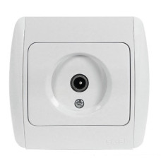 Розетка телевизионная EL-BI Zirve белая (501-000201-273)