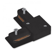 Коннектор для соединения шинопроводов FERON LD1005 угловой черный 10360