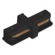 Коннектор для соединения шинопроводов FERON LD1004 прямой черный 10358