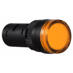 Светосигнальная арматура АСКО-УКРЕМ AD16-16D/S желтая 24V AC/DC A0140030055