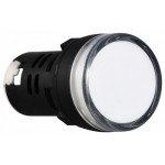 Светосигнальная арматура АСКО-УКРЕМ AD22-22D/S белая 220V AC A0140030044