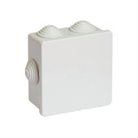 Коробка розподільча ДКС 80х80х40 (квадратна) IP44 53700