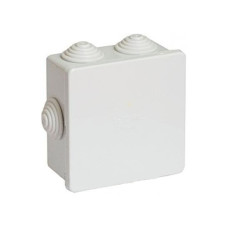 Коробка розподільча ДКС 80х80х40 (квадратна) IP44 53700