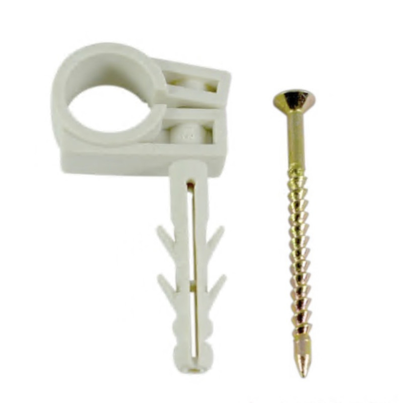 Обойма для труб и кабеля WAVE с ударным шурупом D13-14мм