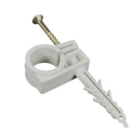 Обойма для труб и кабеля WAVE с ударным шурупом D15-16мм