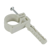 Обойма для труб и кабеля WAVE  с ударным шурупом D18-20мм