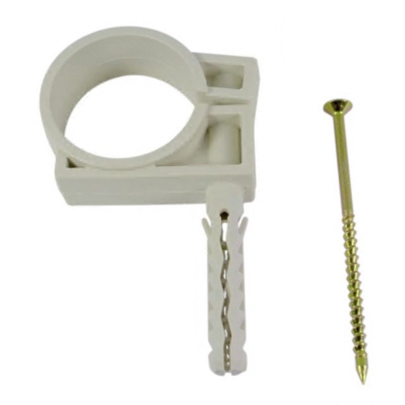 Обойма для труб и кабеля WAVE с ударным шурупом D32-34мм