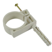 Обойма для труб и кабеля WAVE с ударным шурупом D40мм