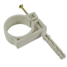 Обойма для труб и кабеля WAVE с ударным шурупом D40мм