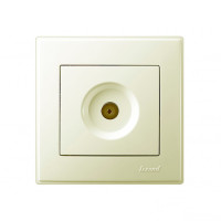 Розетка ТВ проходная LEZARD Lesya крем 705-0303-129 