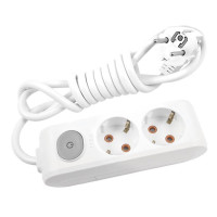 Удлинитель VIKO 2 гнезда 5м с заземлением и кнопкой Multi-Let 90118205