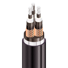 Силовой алюминиевый кабель Южкабель АПвЕгаПу-15 3х120/35 (кму)