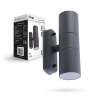 Архитектурный светильник FERON DH0704 2хGU10 серый 11881