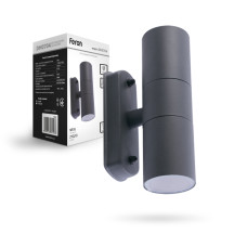 Архитектурный светильник FERON DH0704 2хGU10 серый 11881
