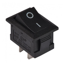 Переключатель LEMANSO LSW08 малый чёрный/KCD1-101-1