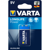 Батарейка алкалиновая (щелочная) Крона VARTA Longlife Power 6LR61 9V синий 4922121411
