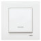 Выключатель одноклавишный с подсветкой VIKO Karre белый 90960019
