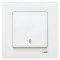 Выключатель одноклавишный проходной VIKO Karre белый 90960004