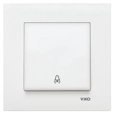 Кнопка звонка VIKO Karre белая 90960006