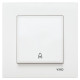Кнопка звонка VIKO Karre белая 90960006