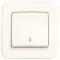 Выключатель одноклавишный проходной VIKO Rollina крем 90421004