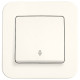 Выключатель одноклавишный проходной VIKO Rollina крем 90421004