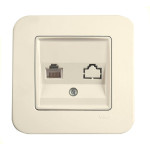 Розетка компьютерная VIKO Rollina крем 90421032