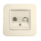 Розетка компьютерная VIKO Rollina крем 90421032