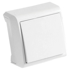 Выключатель накладной одноклавишный VIKO VERA белый IP20 90681001