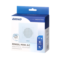 Звонок ORNO RINGIL MINI 1 тонн белый 230V OR-DP-MR-160/W
