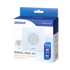 Звонок ORNO RINGIL MINI 1 тонн белый 230V OR-DP-MR-160/W