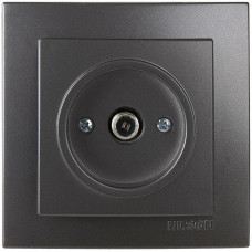 Розетка TV проходная NILSON Touran антрацит 24161028