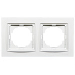 Рамка двойная NILSON Thor белая 27110092