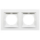 Рамка двойная NILSON Thor белая 27110092