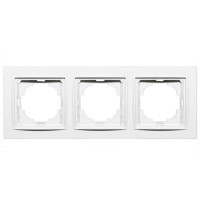 Рамка тройная NILSON Thor белая 27110093