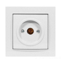 Розетка концевая телевизионная NILSON Thor белая 27111029