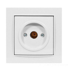 Розетка концевая телевизионная NILSON Thor белая 27111029