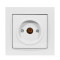 Розетка концевая телевизионная NILSON Thor белая 27111029